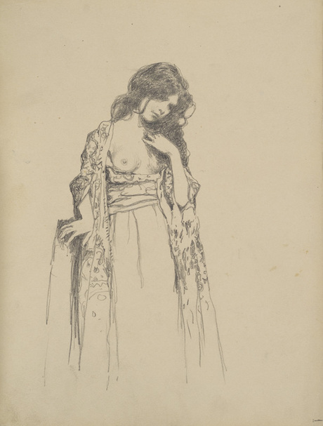Sketch of a girl – Vardges Sureniants Tablo