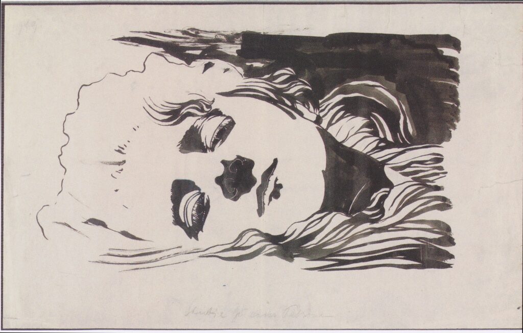 Sketch of emblem to 'Ver Sacrum' (1898) - Koloman Moser Tablo