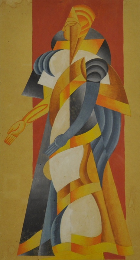 Sketch of the Male Costume for the ‘Assyrian Ballet’ (1919) – Vadym Meller Tablo