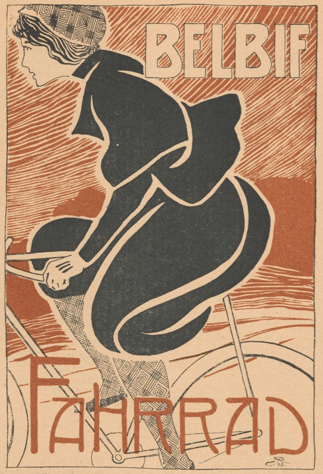 Sketch to a Poster (1898) - Alfred Roller Tablo