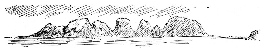 Skomvær landscape (1891) - Theodor Severin Kittelsen Tablo