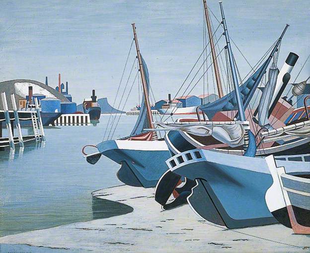 Slump (1935) - Edward Wadsworth Tablo
