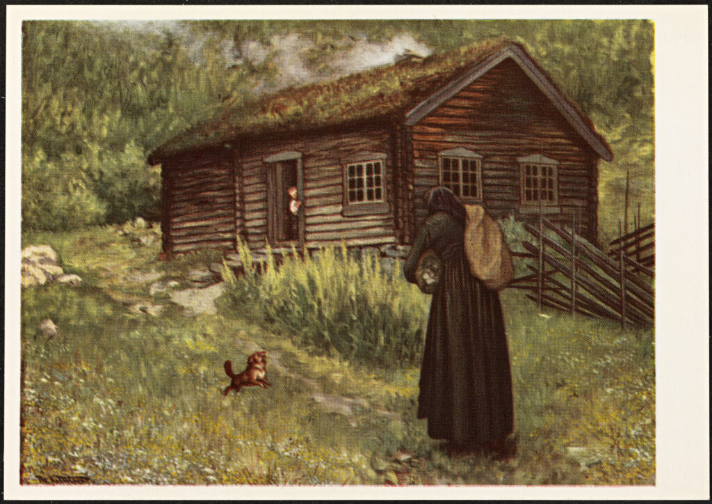 Smørbokk - Theodor Severin Kittelsen Tablo