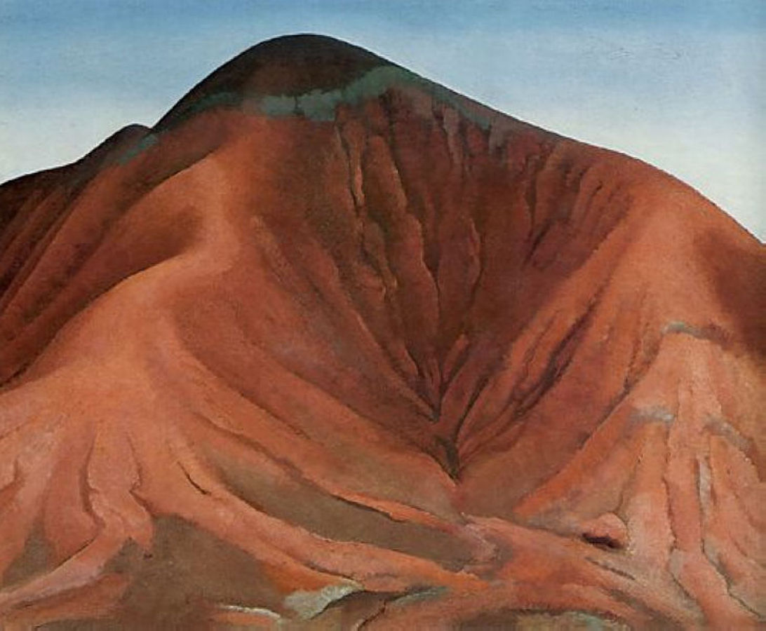 Small Purple Hills - Georgia O'Keeffe Tablo