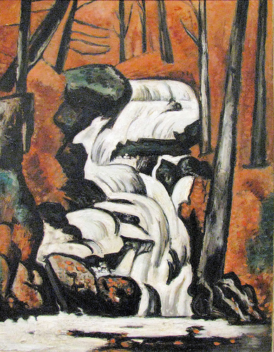 Smelt Brook Falls - Marsden Hartley Tablo