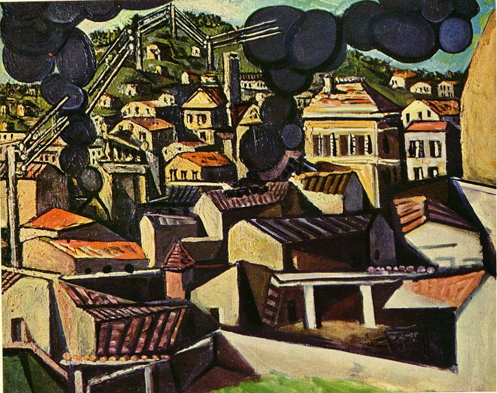 Smoke over Vallauris (1951) - Pablo Picasso Tablo
