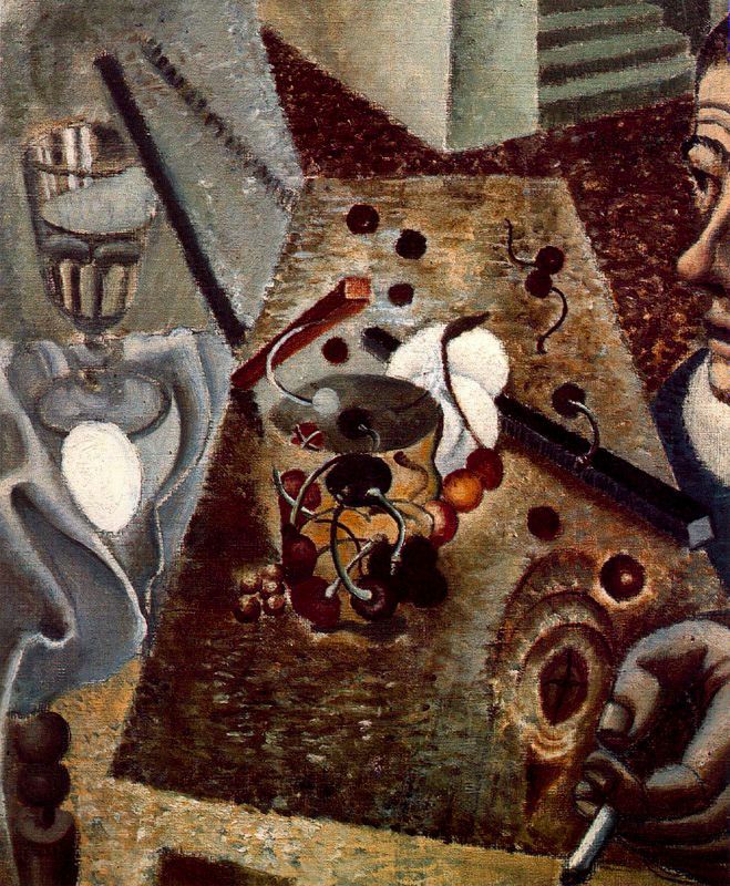 Smoking Cherries – Jean Dubuffet Tablo