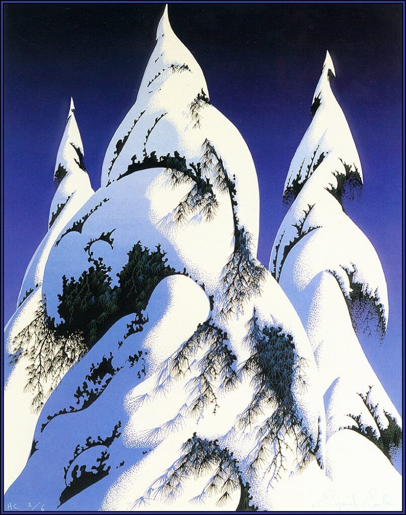 Snow Trees – Eyvind Earle Tablo