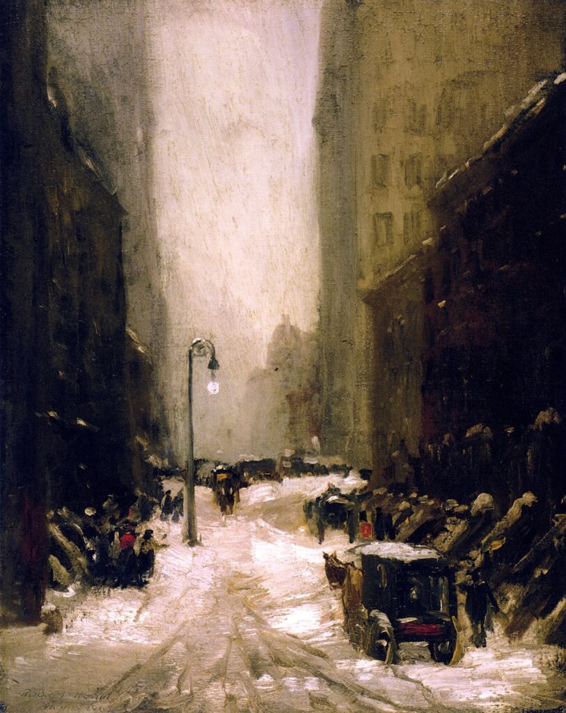 Snow in New York (1902) - Robert Henri Tablo