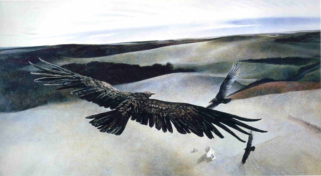 Soaring - Andrew Wyeth Tablo