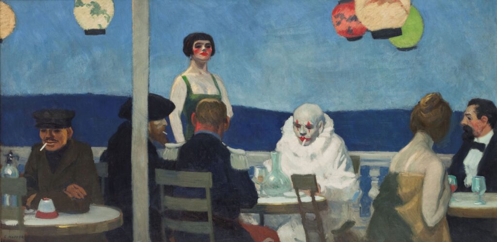 Soir Bleu (1914) - Edward Hopper Tablo
