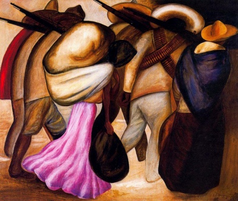 Soldiers (1926) – José Clemente Orozco Tablo