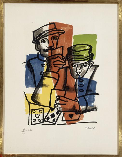 Soldiers - Fernand Léger Tablo
