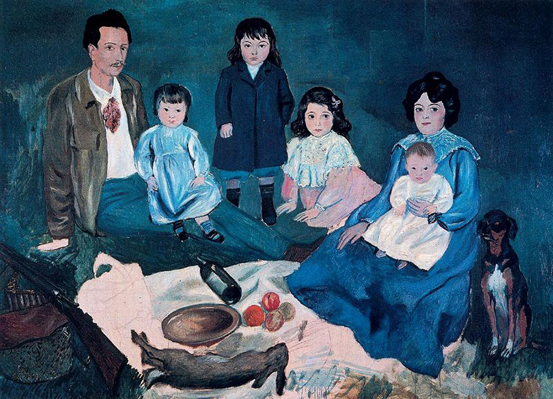 Soler family (1903) - Pablo Picasso Tablo