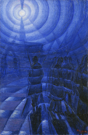 Solidity of Fog (1912) – Luigi Russolo Tablo