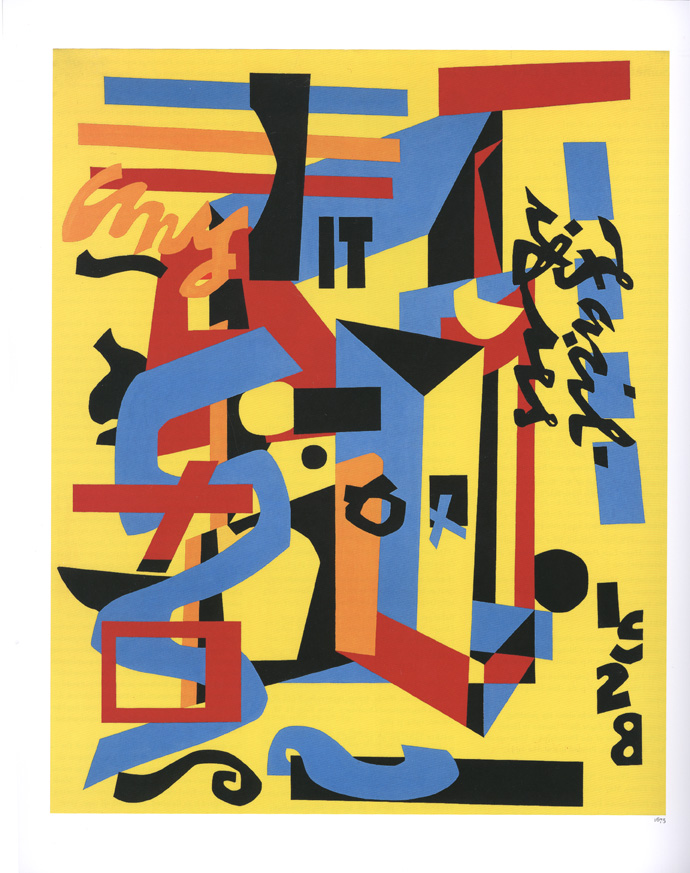 Something on the Eight Ball (1954) - Stuart Davis Tablo