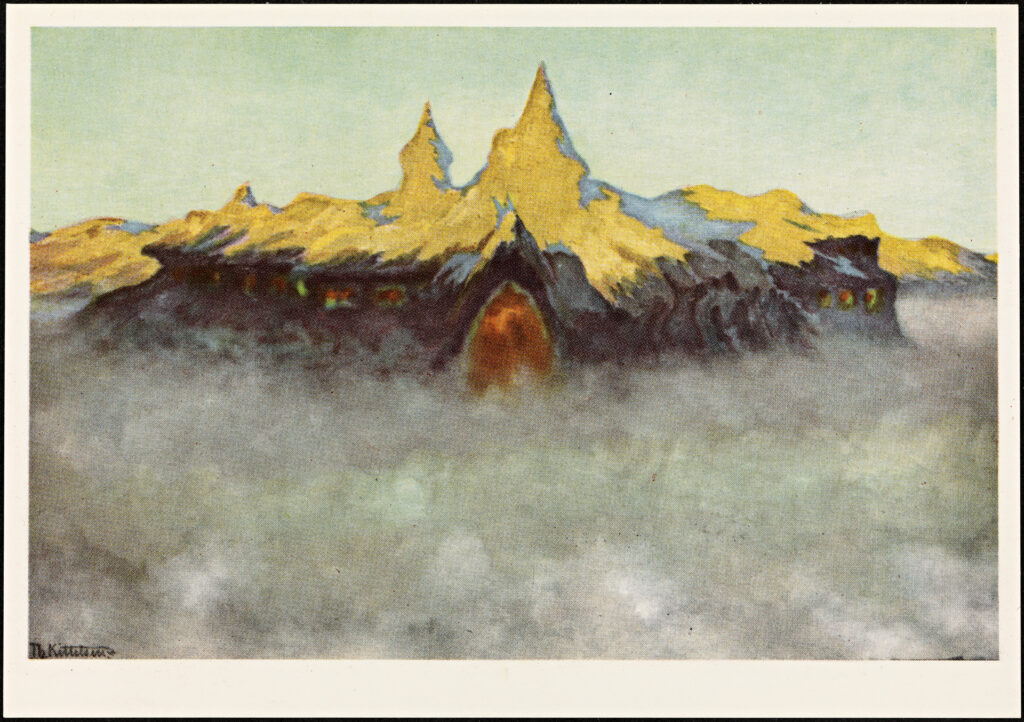 Soria Moria Castle (1900) - Theodor Severin Kittelsen Tablo