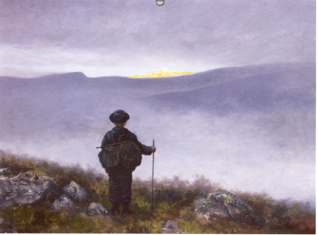 Soria Moria Slott (1911) - Theodor Severin Kittelsen Tablo
