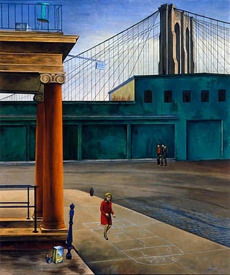 South Street Stoop (1935) – O. Louis Guglielmi Tablo