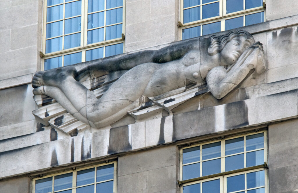 South Wind, st James's Park, London. (1929) - Eric Gill Tablo