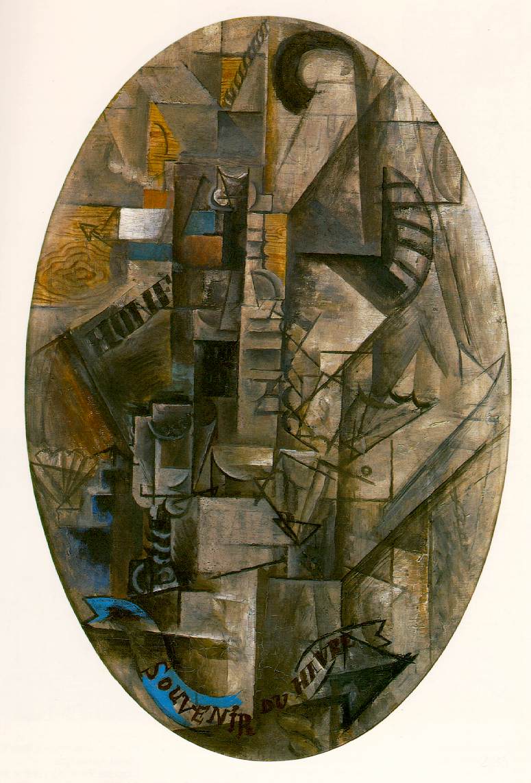Souvenir from Havre (1912) - Pablo Picasso Tablo