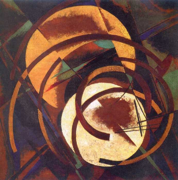Space Force Construction (1920) - Lyubov Popova Tablo