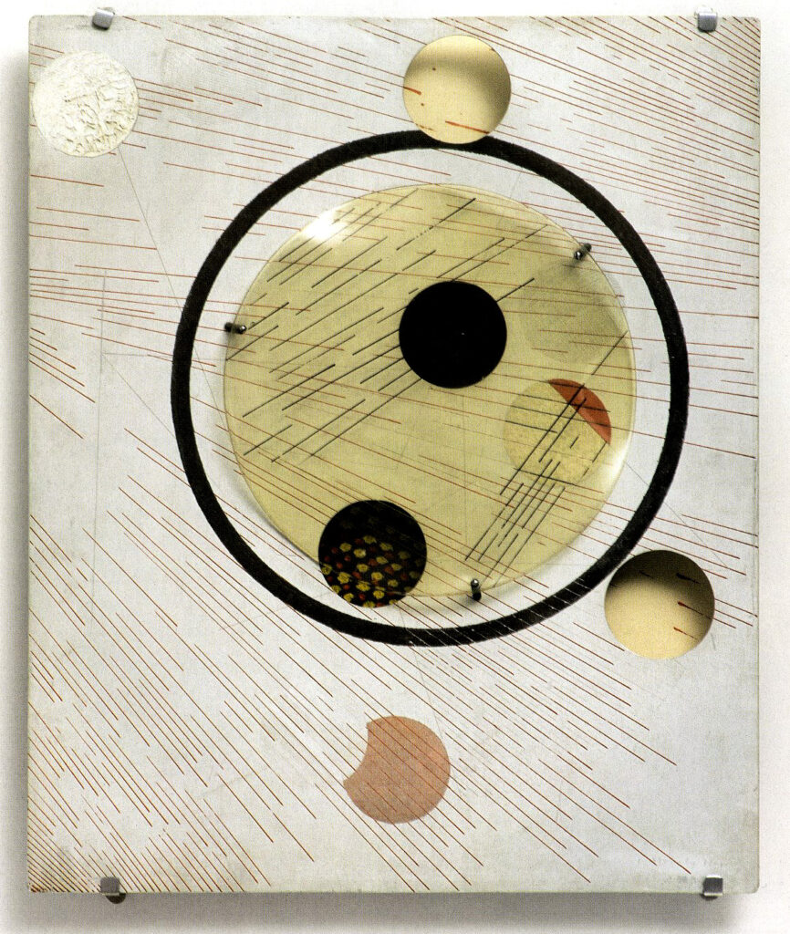 Space Modulator Experiment, Aluminum 5 (1931) – László Moholy-Nagy Tablo