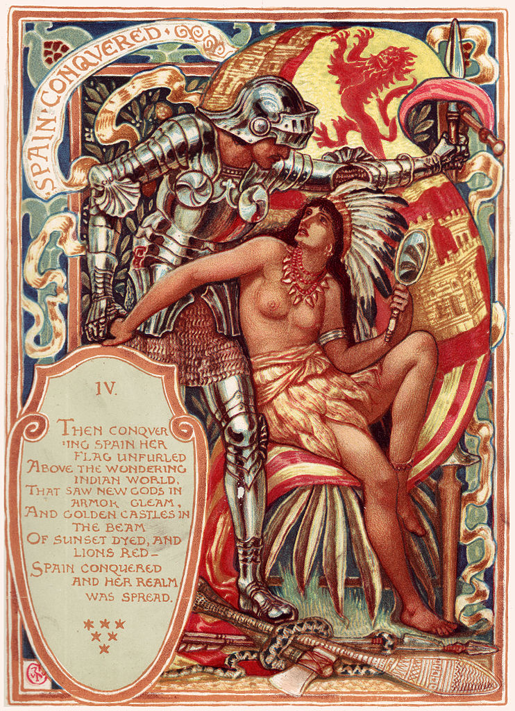 Spain Conquered (1893) – Walter Crane Tablo