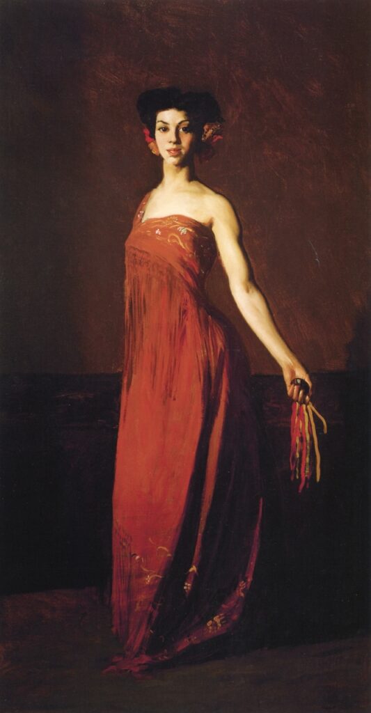 Spanish Dancer Seviliana (also known as Dancer with Castanet) (1904) - Robert Henri Tablo