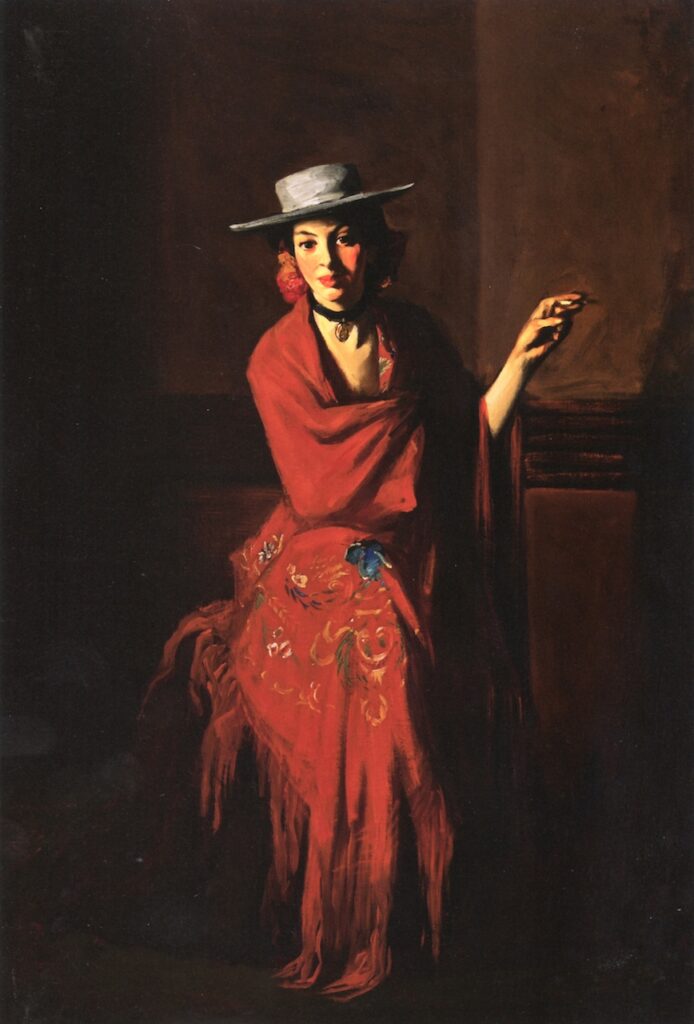 Spanish Dancer The Cigarette (1904) - Robert Henri Tablo