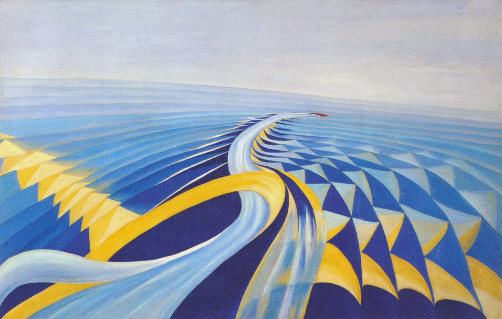 Speeding Motorboat (1923) - Benedetta Cappa Tablo