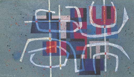 Spiel und Gesetz II (1954) - Leo Leuppi Tablo