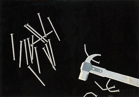 Spik och hammare (1934) – Otto G. Carlsund Tablo