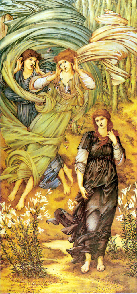 Spona de Libano (The Bride of Lebanon) (1891) - Edward Burne-Jones Tablo