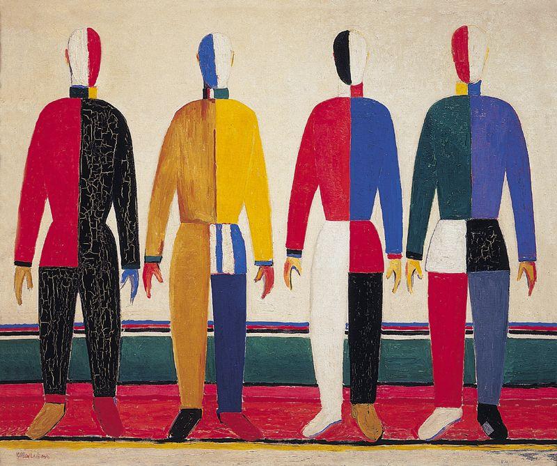Sportsmen (1931) - Kazimir Malevich Tablo
