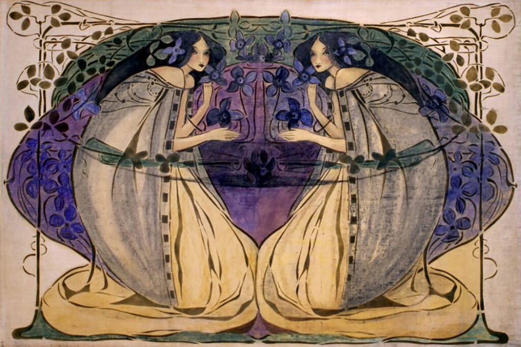 Spring (1900) - Frances Macdonald Tablo