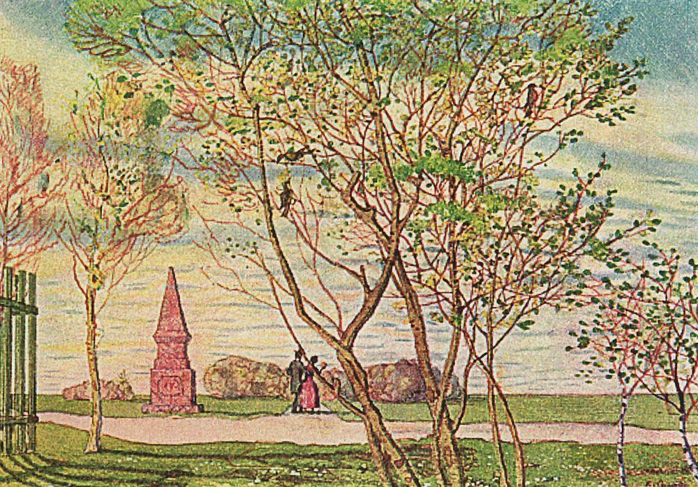 Spring (1905) – Konstantin Somov Tablo