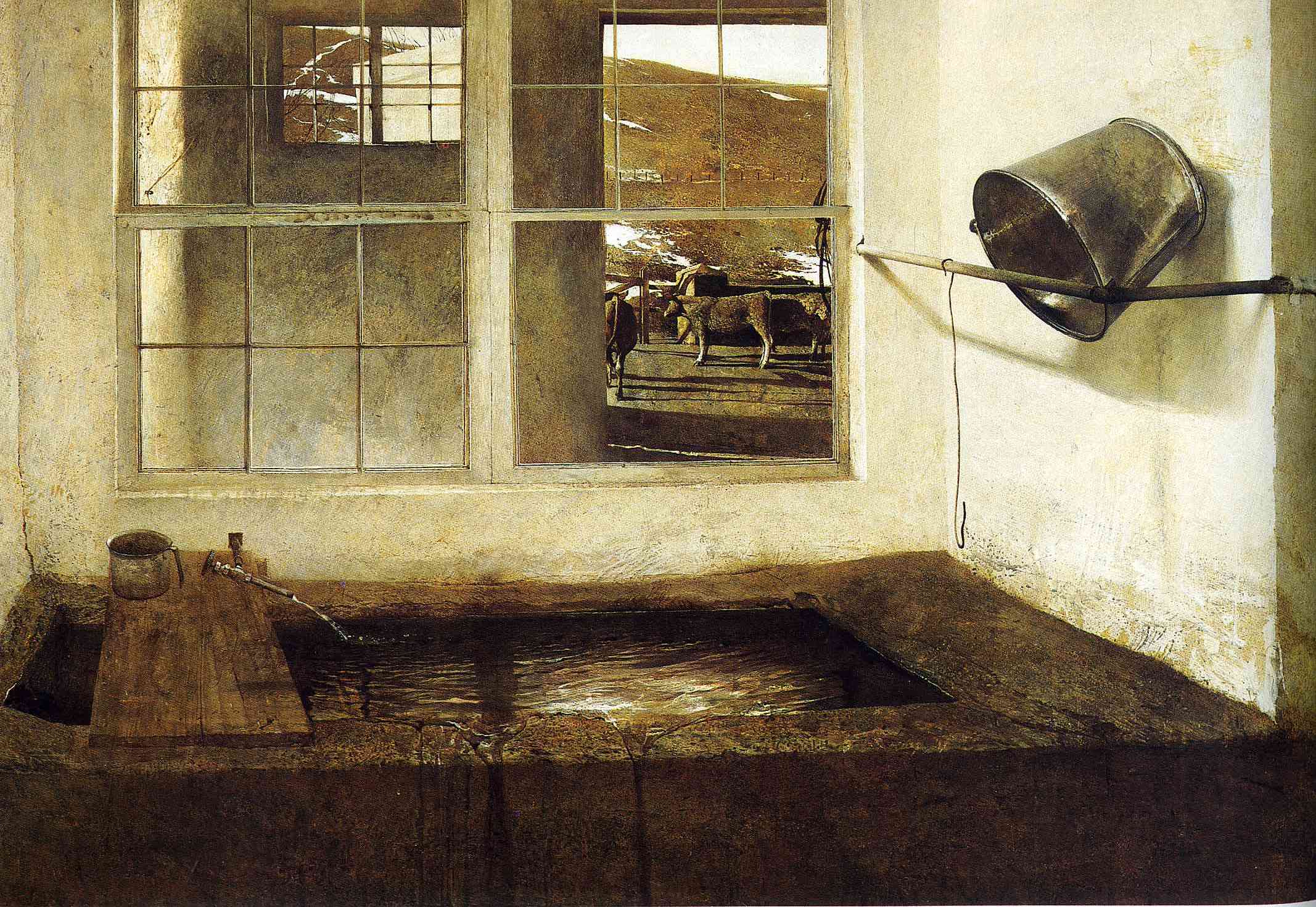 Spring Fed - Andrew Wyeth Tablo