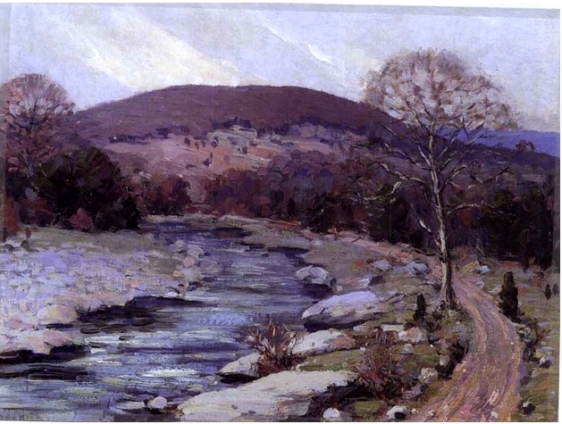 Spring Landscape - Alfred Heber Hutty Tablo