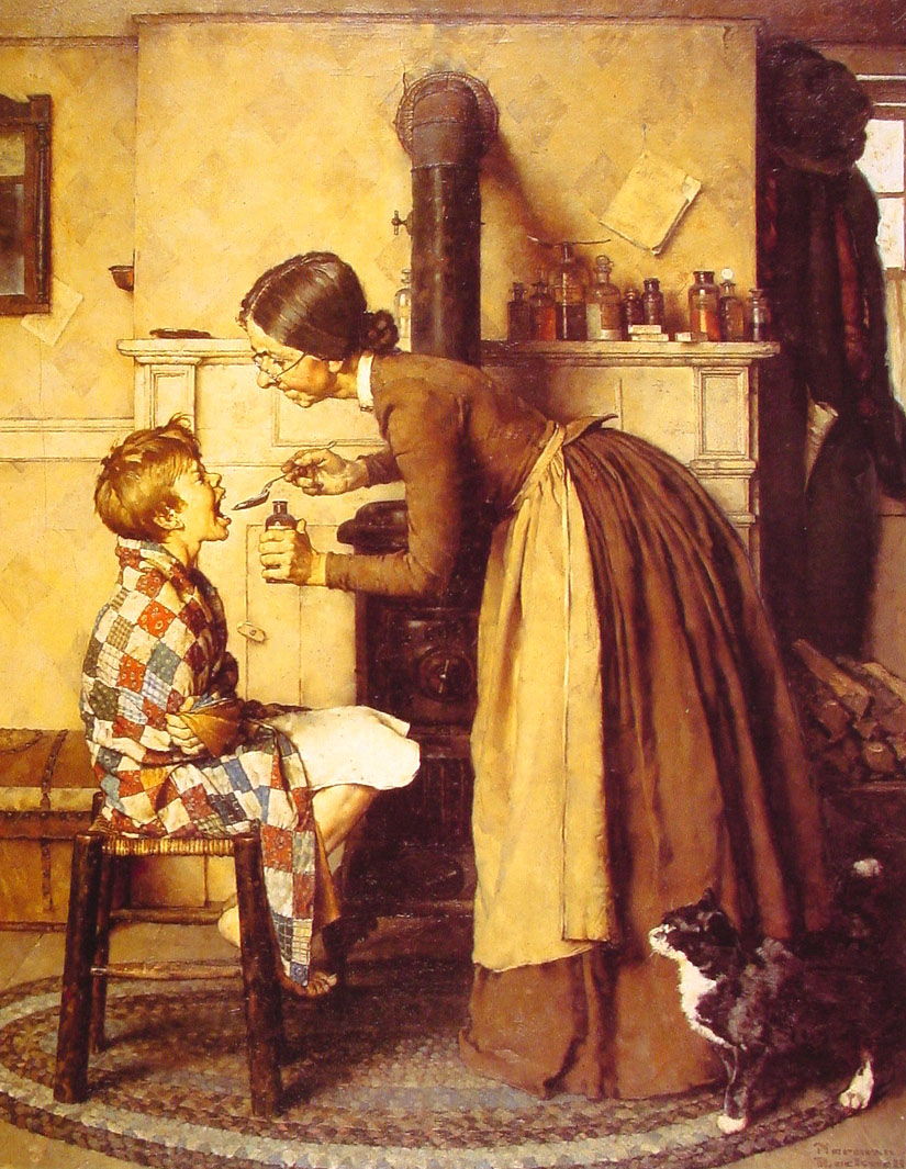 Spring Tonic (1936) - Norman Rockwell Tablo