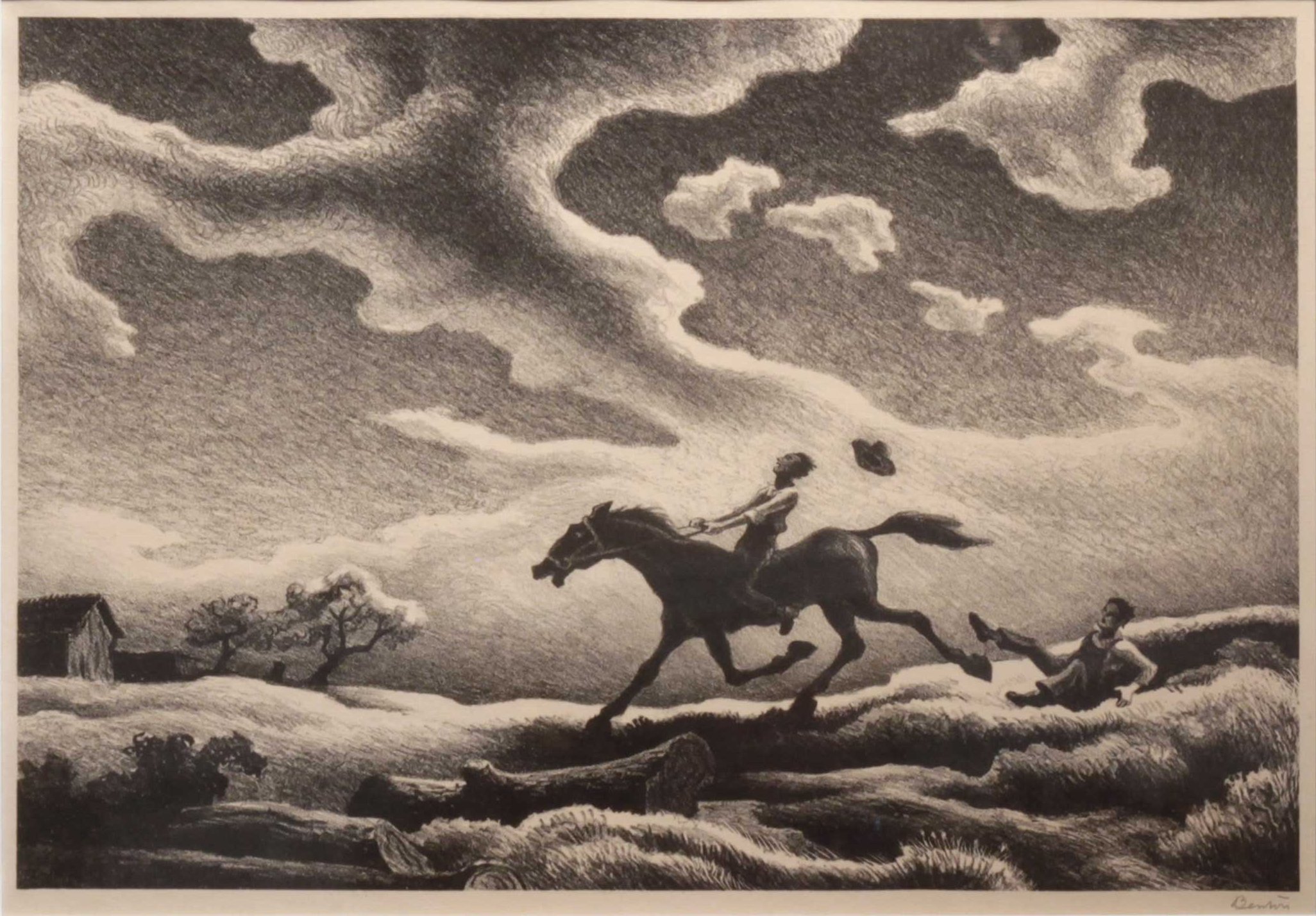 Spring Tryout (1946) - Thomas Hart Benton Tablo