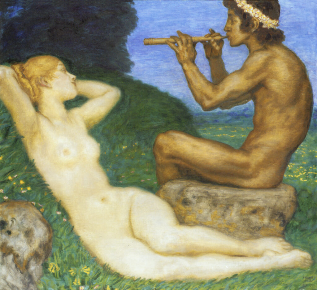Springtime of love (1917) – Franz Stuck Tablo