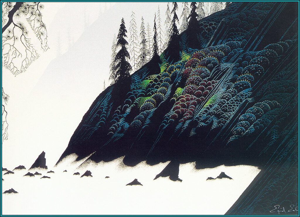 Spruce Redwoods and Pine – Eyvind Earle Tablo
