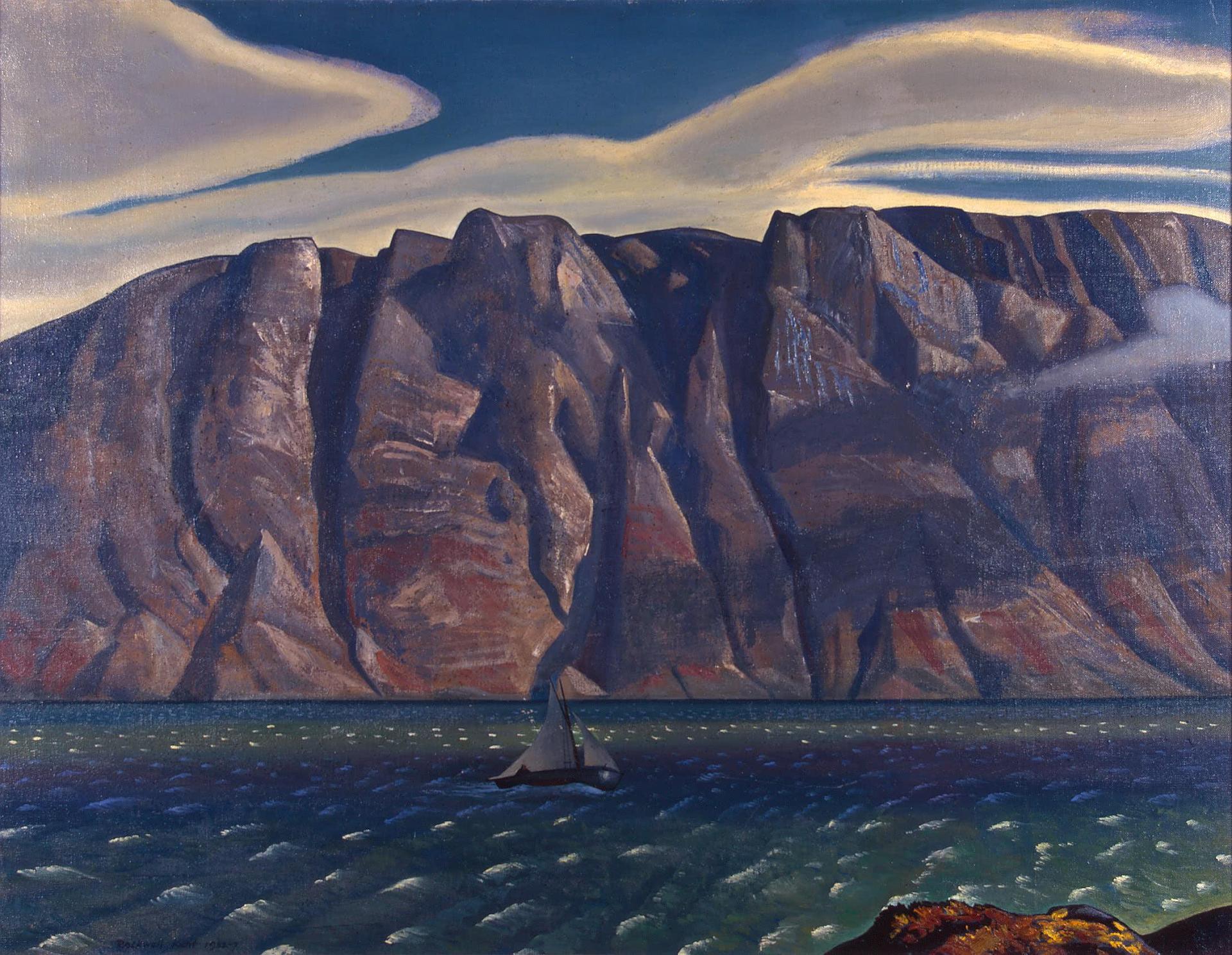 Squall, Greenland (1937) - Rockwell Kent Tablo