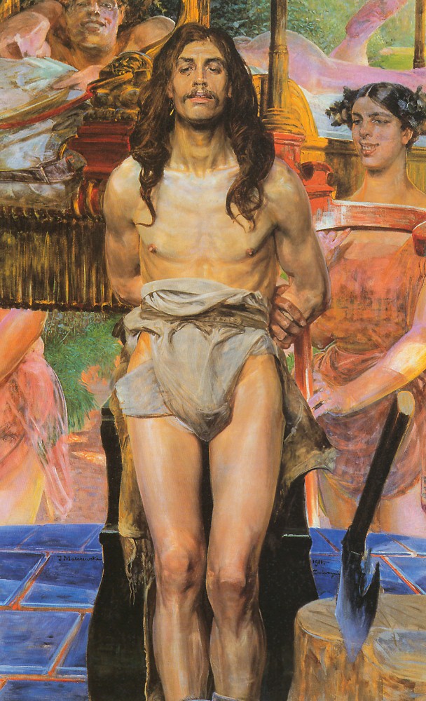 St. John and Salome - Jacek Malczewski Tablo