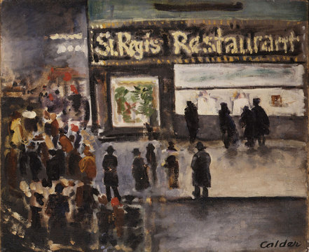 St. Regis Restaurant (1925) – Alexander Calder Tablo