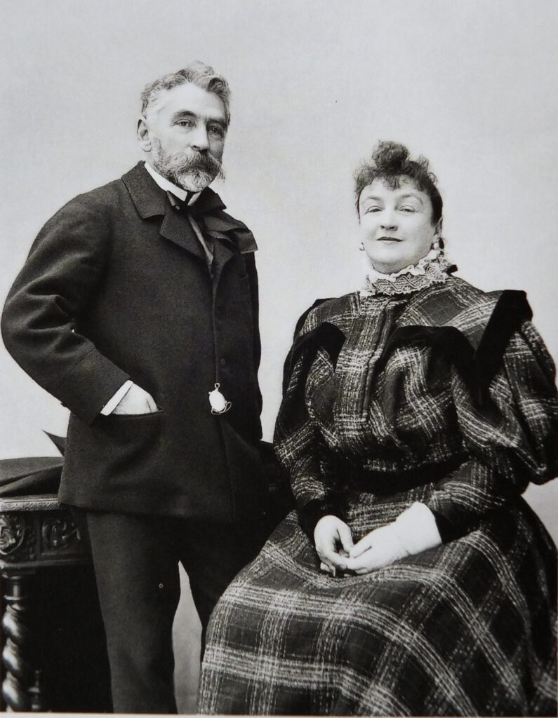 Stéphane Mallarmé with Méry Laurent (1896) - Félix Nadar Tablo