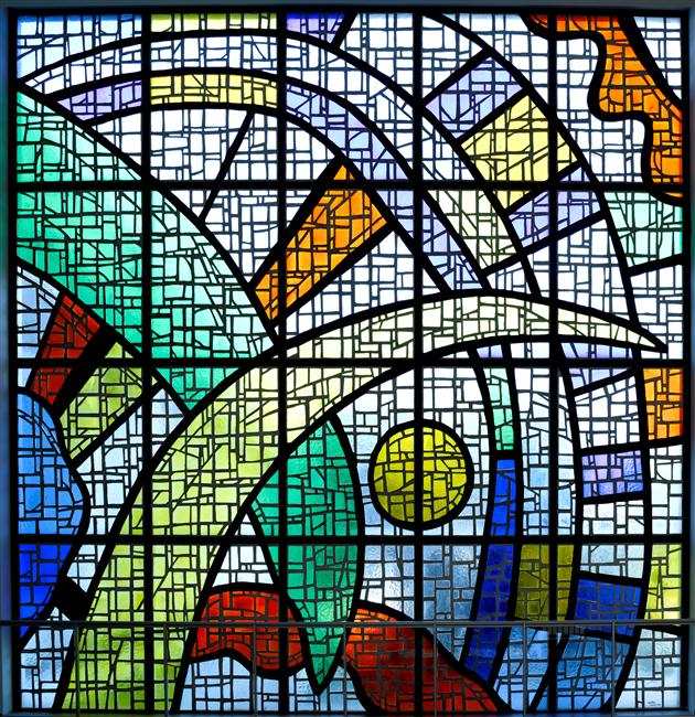 Stained glass windows for the University of Caracas - Fernand Léger Tablo