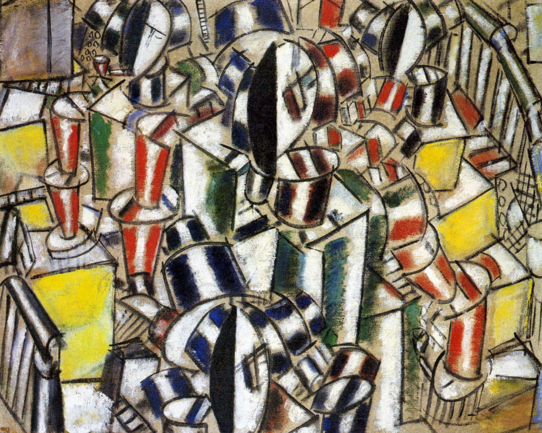 Staircase 19 (1914) - Fernand Léger Tablo