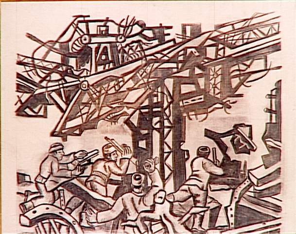 Stalingrad - Fernand Léger Tablo